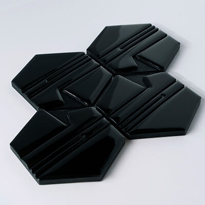 Sous-verres hexagone
