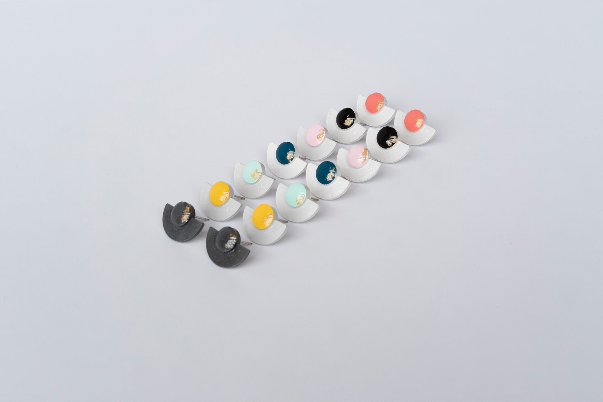 Boucles d'oreilles demi-cercle