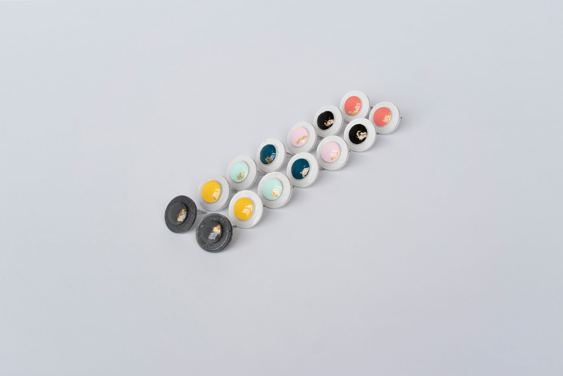 Boucles d'oreilles rondes