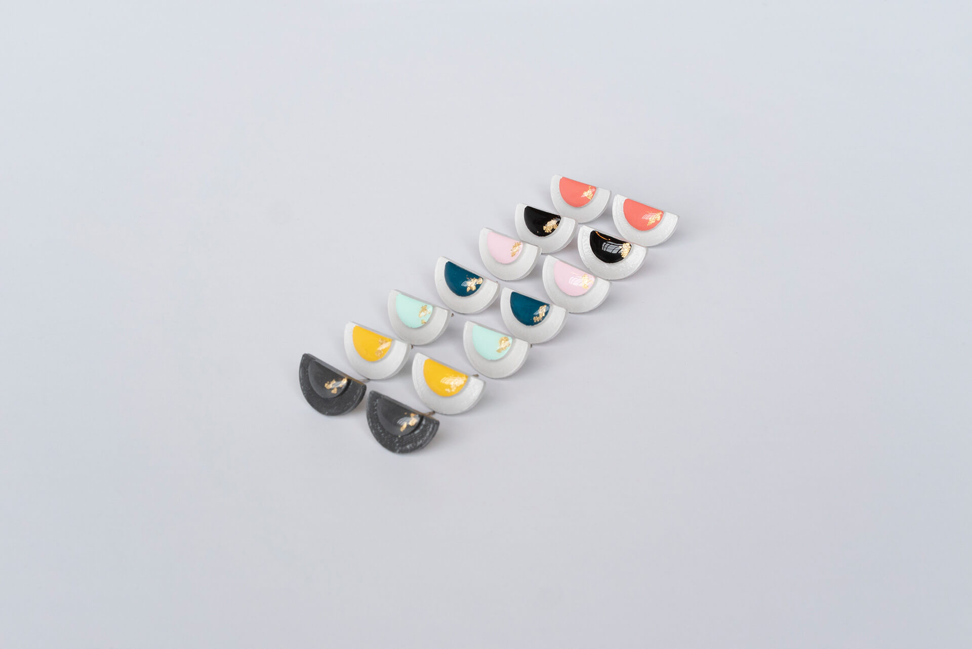 Boucles d'oreilles demi-lune 