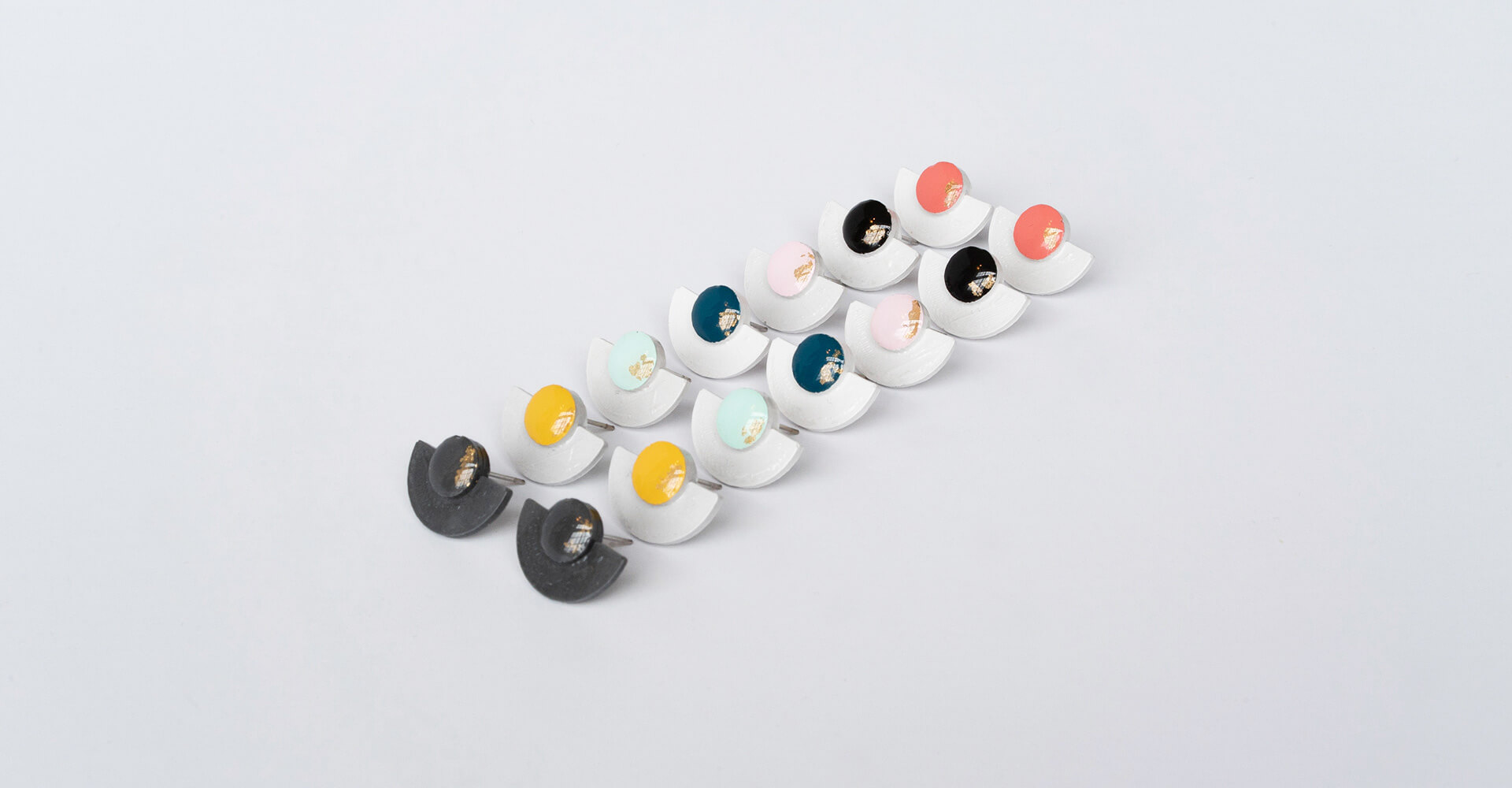 Boucles d'oreilles demi-cercle